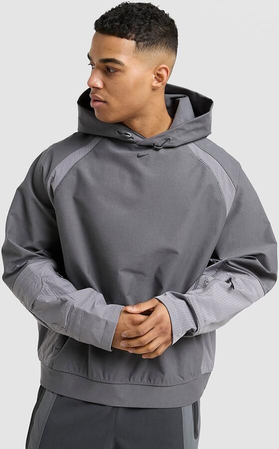Nike Tech Utility Overhead Hoodie Grijs- Heren Grijs