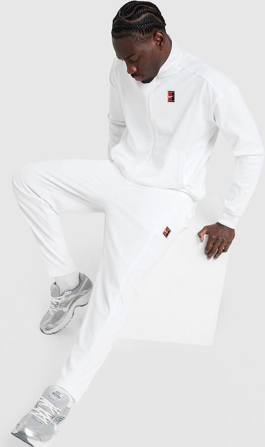 Nike Tennisbroek voor heren Court Heritage Wit- Heren Wit