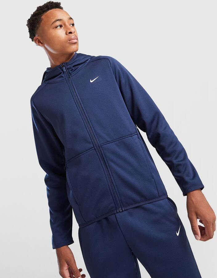 Nike Therma-FIT Winterse trainingshoodie voor kids Blauw Kind Blauw