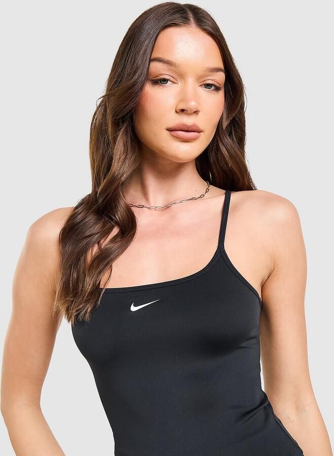 Nike Training One Strappy Tank Top Zwart- Dames Zwart