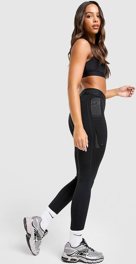 Nike Training Pro Graphic Leggings Zwart- Dames Zwart - Foto 3
