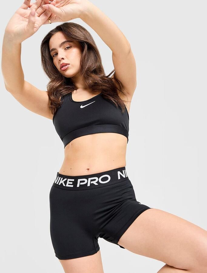Nike Training Pro U-Seam 3" Shorts Zwart- Dames Zwart