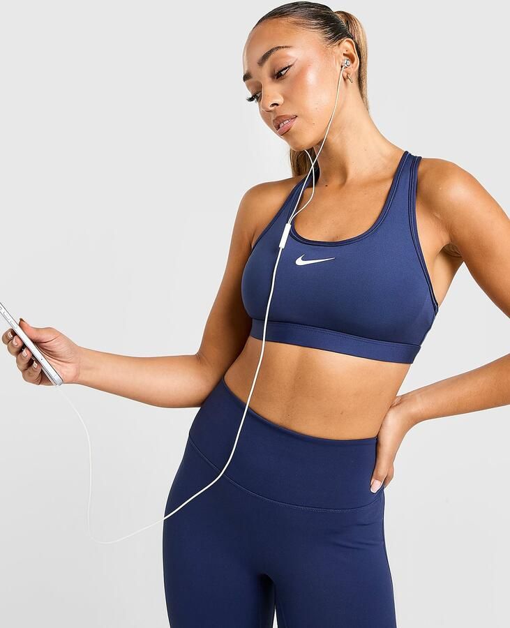Nike Training Sport Bh Dames Blauw- Dames Blauw