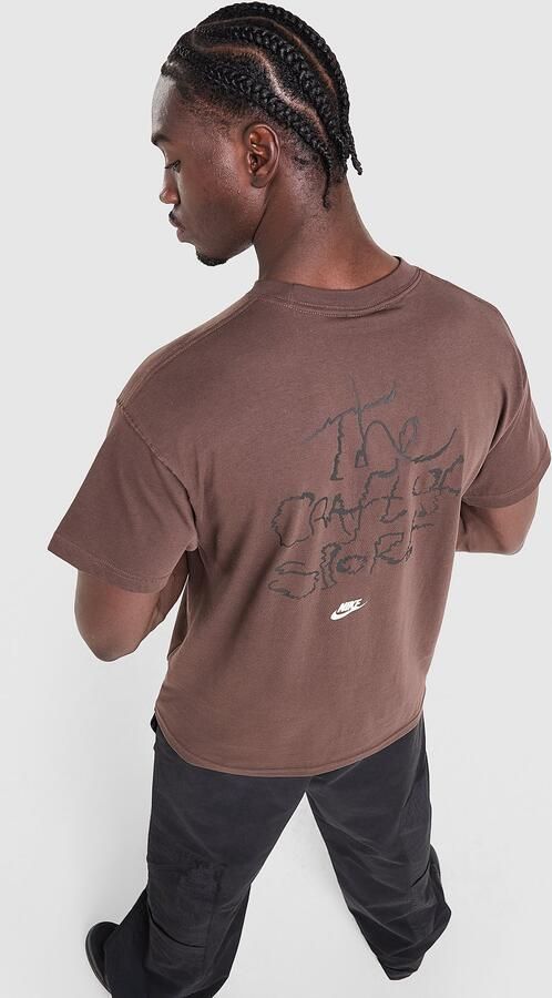 Nike Treat T-Shirt Bruin- Heren Bruin