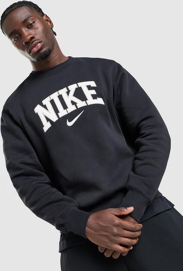 Nike Varsity Crew Sweatshirt Zwart- Heren Zwart