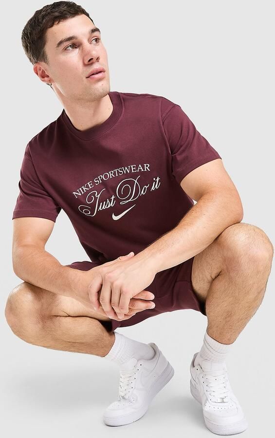 Nike Varsity T-Shirt Rood- Heren Rood