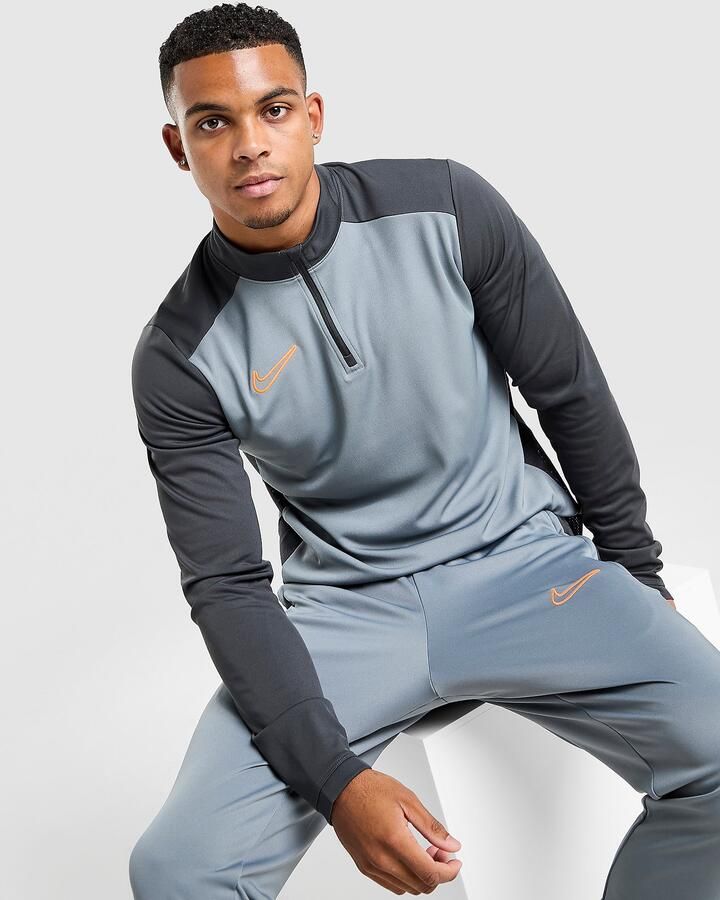 Nike Voetbaltrainingstop met Dri-FIT voor heren Academy Grijs- Heren Grijs
