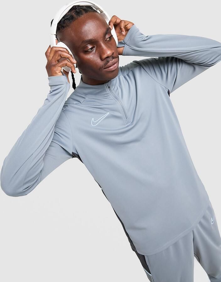 Nike Voetbaltrainingstop met Dri-FIT voor heren Academy Grijs- Heren Grijs