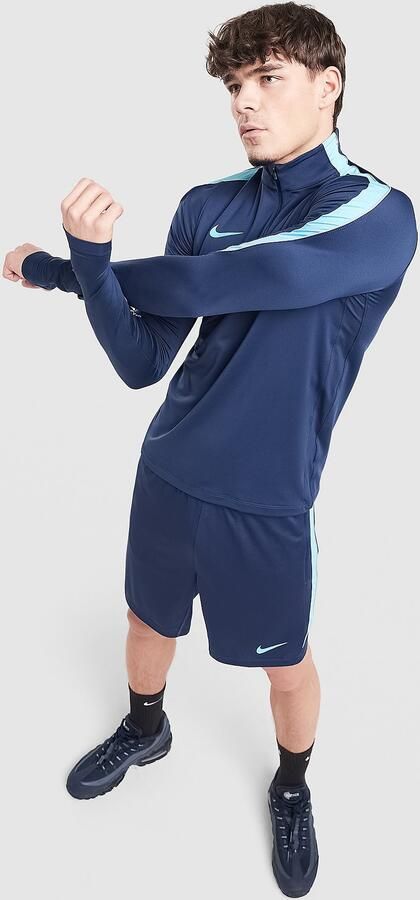 Nike Voetbaltrainingstop met Dri-FIT voor heren Strike Blauw- Heren Blauw