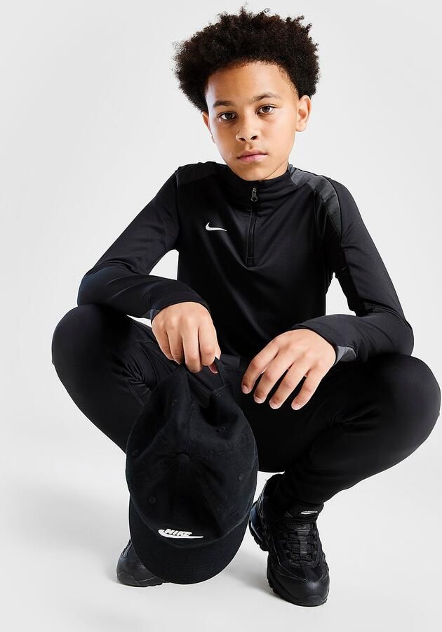 Nike Voetbaltrainingstop voor kids Dri-FIT Strike Zwart