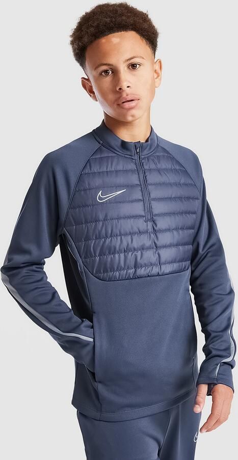 Nike Voetbaltrainingstop voor kids Therma-FIT Academy Blauw Kind Blauw