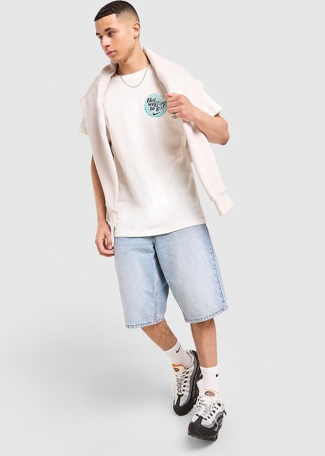 Nike Waffle T-Shirt Bruin- Heren Bruin