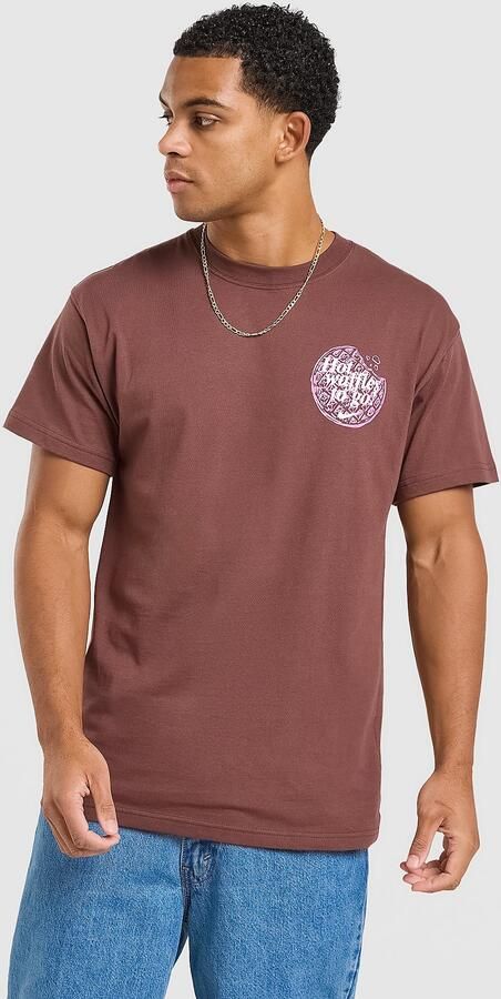 Nike Waffle T-Shirt Bruin- Heren Bruin