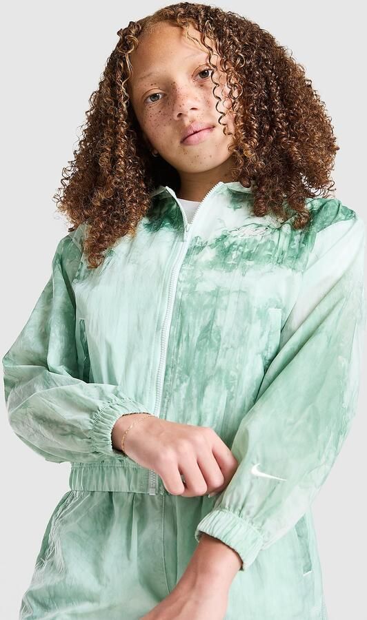 Nike Woven All Over Print Track Jacket Junior Groen Kind Groen