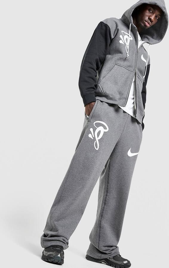 Nike x Syna Solo Swoosh Fleece Joggers Grijs- Heren Grijs