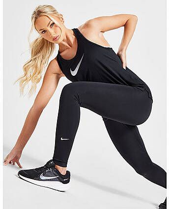 Nike One Legging met hoge taille voor dames Black White- Dames