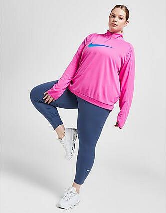 Nike One Legging met hoge taille voor dames (Plus Size) Blue- Dames