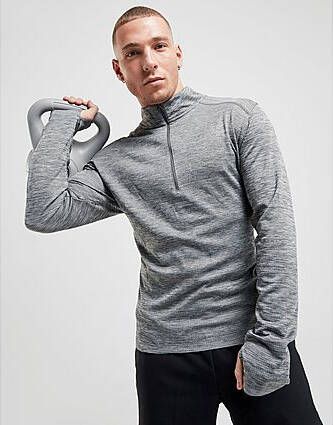 Nike Pacer Hybrid 1 2 Zip Track Top Heren Iron Grey Grey Fog- Heren