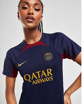 Nike Paris Saint Germain Strike T-Shirt Blue- Dames
