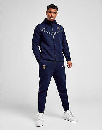 Nike Paris Saint-Germain Tech Fleece joggingbroek voor heren Blackened Blue Gold Suede- Heren