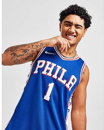 Nike Philadelphia 76ers Icon Edition 2022 23 Swingman NBA-jersey met Dri-FIT Rush Blue- Heren