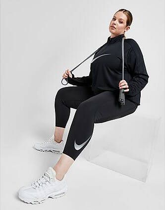 Nike Plus Size Fast Swoosh Tights Black- Dames