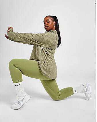 Nike One Legging met hoge taille voor dames (Plus Size) Green- Dames