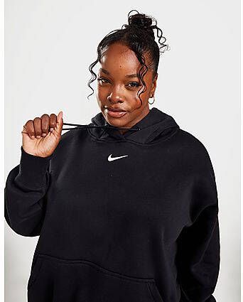Nike Sportswear Phoenix Fleece Oversized hoodie voor dames (Plus Size) Black Sail- Dames