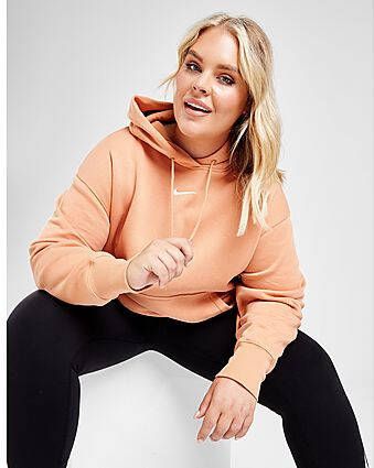 Nike Sportswear Phoenix Fleece Oversized hoodie voor dames (Plus Size) Brown- Dames