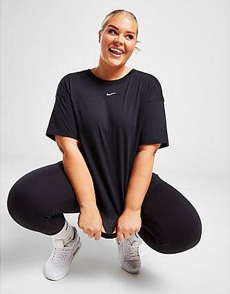 Nike Plus Size Sportswear Essential Boyfriend T-Shirt Black- Dames