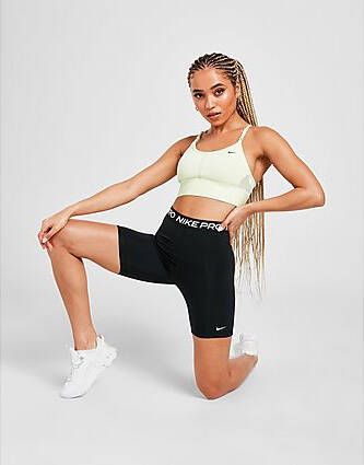 Nike Pro 365 High-Rise 7" Shorts Dames" Black White- Dames