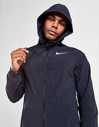 Nike Pro Dri-FIT Flex Vent Max Trainingsjack met rits en capuchon voor heren Black Black White- Heren