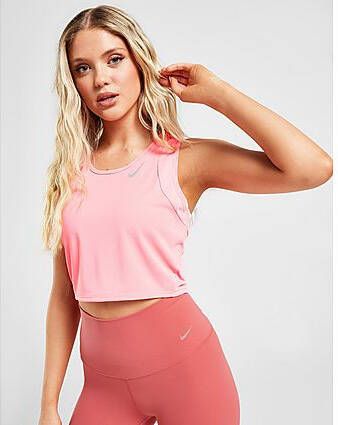 Nike Running Raceday Crop Top Pink- Dames