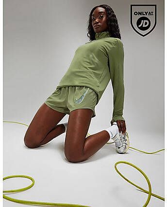 Nike Running Swoosh 3" Shorts Green- Dames
