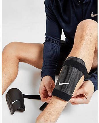 Nike J CE Football Shin Guards Black White- Dames