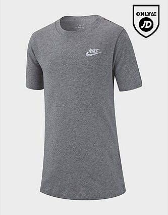 Nike Sportswear Older Kids' T-Shirt Dark Grey Heather White Kind