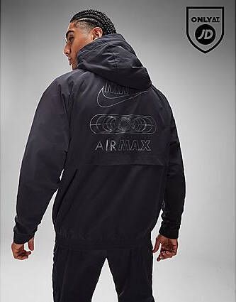 Nike Sportswear Air Max Geweven herenjack Black Black White- Heren Black Black White