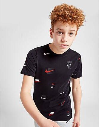 Nike Sportswear All Over Print T-Shirt Junior Black Kind