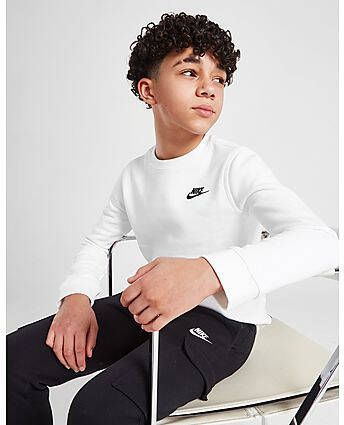 Nike Sportswear Club Fleece Sweatshirt voor kids White Black