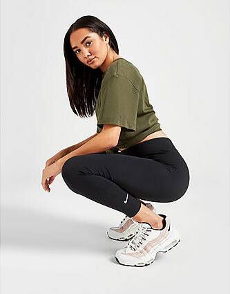 Nike Sportswear Essential 7 8-legging met halfhoge taille voor dames Black White- Dames
