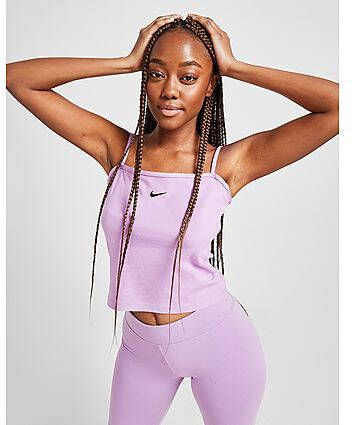 Nike Sportswear Essentials Strappy Tanktop Dames Purple- Dames