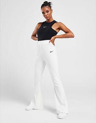 Nike Sportswear Geribde jersey damesbroek met hoge taille Sail Black- Dames