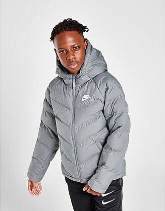 Nike Sportswear Gewatteerde Jas Junior Smoke Grey Smoke Grey Smoke Grey White Kind