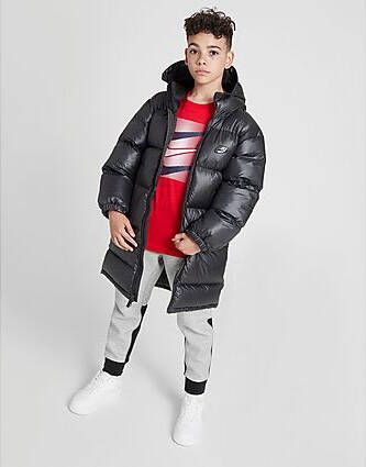 Nike Sportswear Heavyweight Synthetic Fill EasyOn Therma-FIT Repel ruimvallende parka met capuchon voor kids Black Black Anthracite