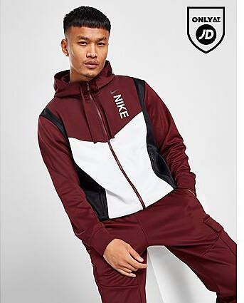 Nike Sportswear Hybrid Hoodie met rits voor heren Red- Heren