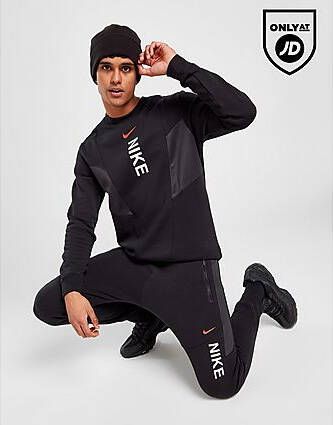 Nike Sportswear Hybride sweatshirt van fleece voor heren Black- Heren