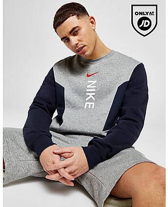 Nike Sportswear Hybride sweatshirt van fleece voor heren Grey- Heren
