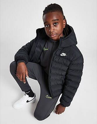 Nike Sportswear Lightweight Synthetic Fill ruimvallend kinderjack met capuchon Black Black White