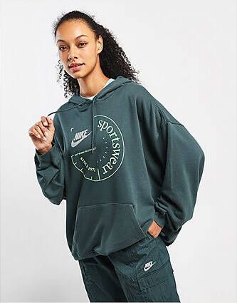 Nike Sportswear oversized hoodie van sweatstof voor dames GREEN- Dames
