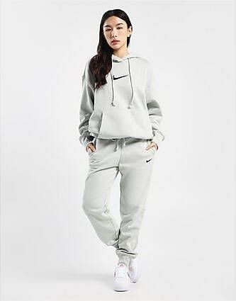 Nike Sportswear Phoenix Fleece Joggingbroek van fleece met hoge taille voor dames Light Silver Black- Dames